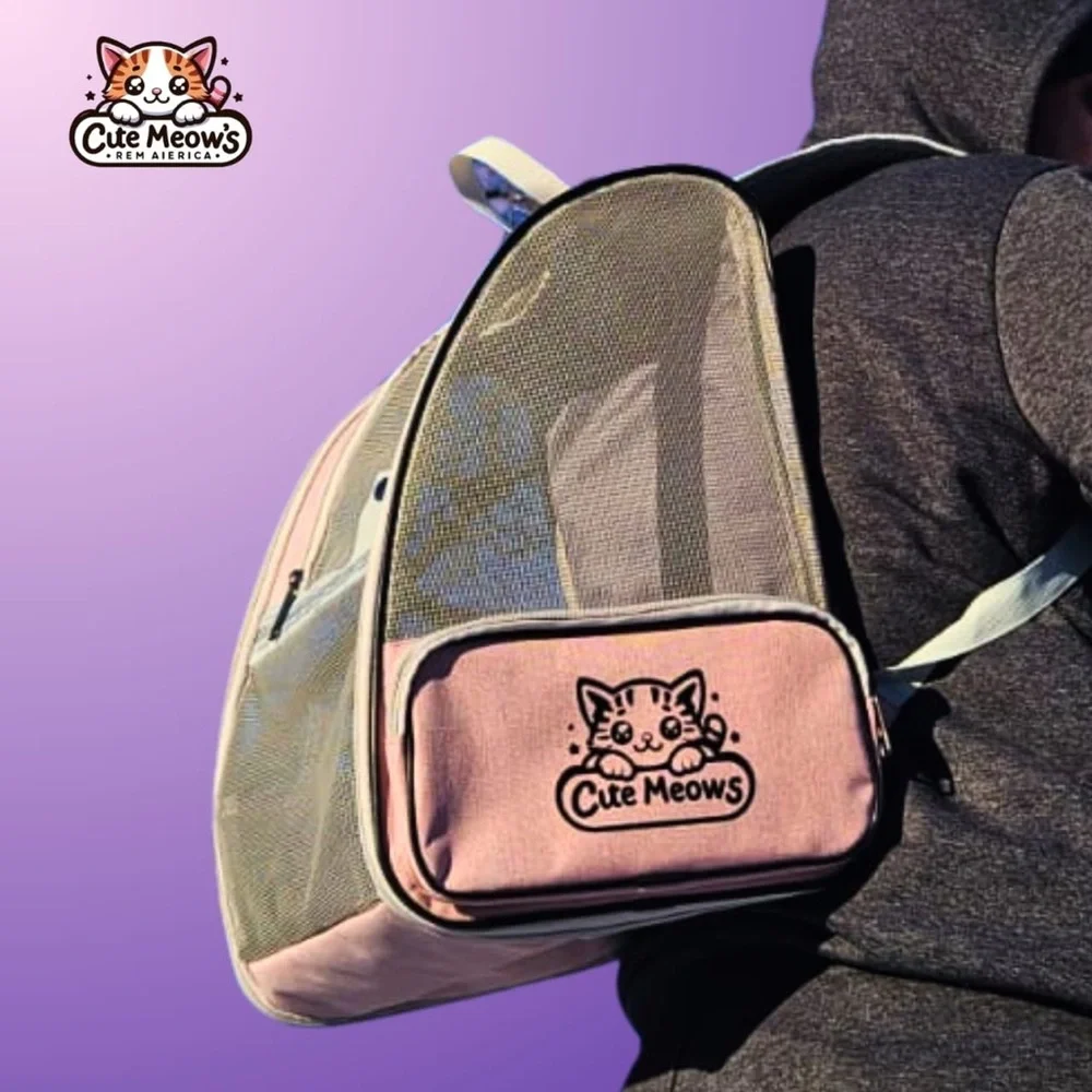 Pink Cat Backpack Carrier